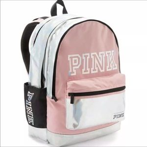 PINK Victoria’s Secret Backpack Holographic